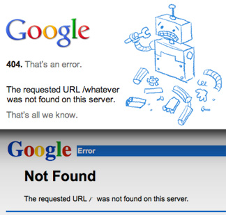 Google 404